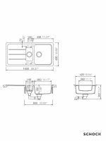 Granitna sudopera Fromhaus D150L 100x50cm Pesak-2