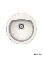 Granitna sudopera Manhattan R100 47x49cm Bela