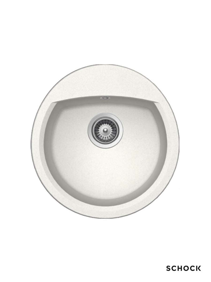Granitna sudopera Manhattan R100 47x49cm Bela Granitna sudopera Manhattan R100 47x49cm Bela