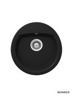 Granitna sudopera Manhattan R100 47x49cm Crna
