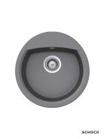 Granitna sudopera Manhattan R100 47x49cm Siva