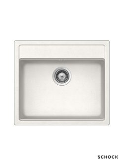Granitna sudopera Nemo N100 57x51cm Bela