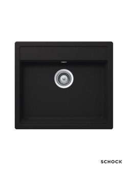 Granitna sudopera Nemo N100 57x51cm Crna