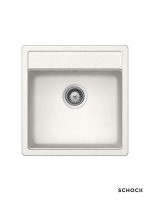 Granitna sudopera Nemo N100S 49x51cm Bela