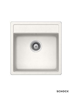 Granitna sudopera Nemo N100S 49x51cm Bela