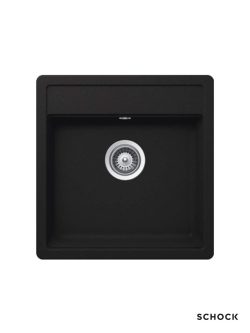 Granitna sudopera Nemo N100S 49x51cm Crna