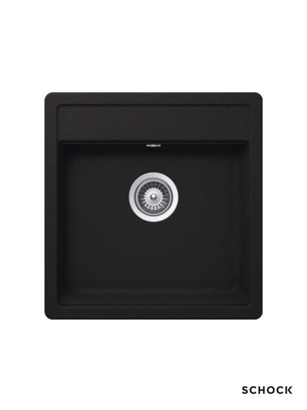 Granitna sudopera Nemo N100S 49x51cm Crna Granitna sudopera Nemo N100S 49x51cm Crna