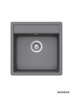 Granitna sudopera Nemo N100S 49x51cm Siva