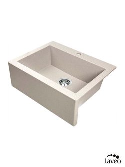 Granitna sudopera Komodo 63x49cm Bež Laveo