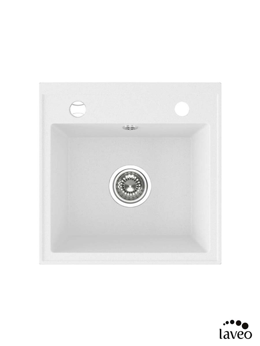 Granitna sudopera Rina 44x44cm Bela Laveo Granitna sudopera Rina 44x44cm Bela Laveo
