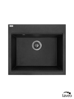 Granitna sudopera Tau 57x50cm Crna Laveo