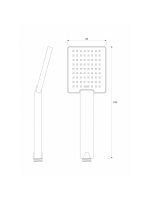 Tuš ručica Copen crna C-05-5261MB 1