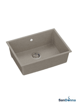 Granitna sudopera JOANNA 55x46cm Tamno bež podgradna