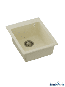 Granitna sudopera VESTA 40x50cm Tamno bež ugradna