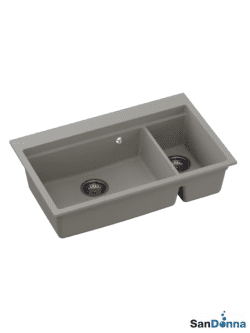 Granitna sudopera MAGDALENA 76x48cm Tamno bež ugradna 1