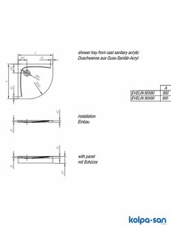 Kolpa-san tuš kada R80 Evelin ugradna-2