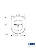 Wc daska Haro Tube 523029-5