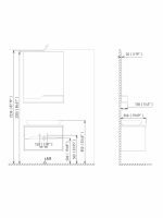 Lavabo sa ormarićem 80cm Galia Ella Quartz K-Jo-2