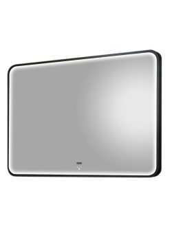 Led ogledalo Delta crni ram 100x70cm
