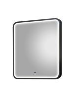 Led ogledalo Delta crni ram 60x65cm