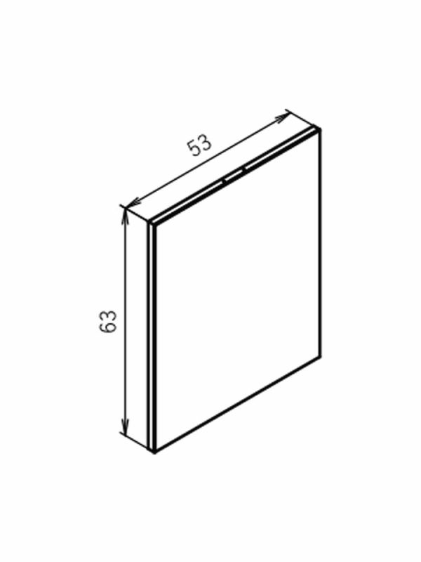 Kupatilski set nameštaja Lova 60cm bela-3