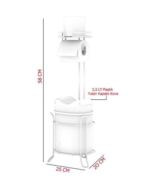 Držač toalet papira i kante MG098-2