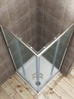 Tuš kabina Stripe-6006 80x80x195cm mat-staklo-3