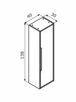 Vertikala Galia Ella 30x138cm Quartz-2