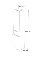 Vertikala Sharp desna 35x165cm Quartz-3