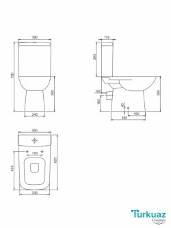 Monoblok Duru baltik Turkuaz bide funkcija-2