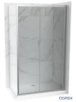 Tuš paravan hrom 120x195cm Copen Atlas-Pro