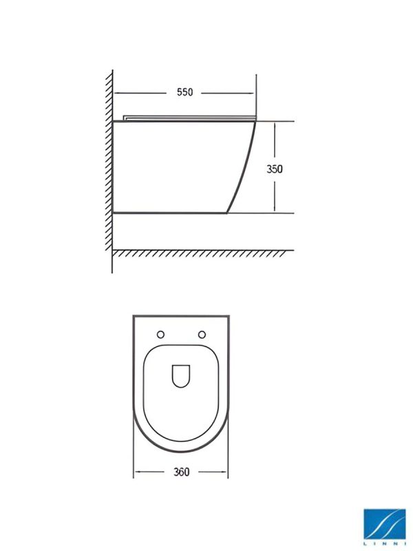 Wc solja konzolna Galis R55A Rimless-2