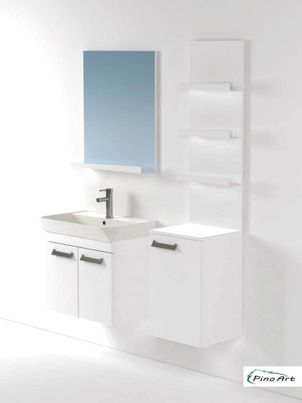 Lavabo sa ormarićem PinoArt Neon 60cm bela-3