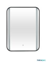 Led ogledalo sa crnim ramom 60x80cm Hidro