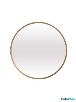 Ogledalo sa zlatnim ramom ø60cm Hidro