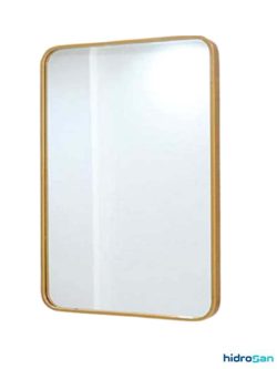 Ogledalo sa zlatnim ramom 60x80cm Hidro-2