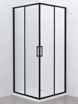 Tuš kabina crna Stripe 5006B 80x80cm