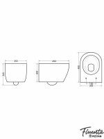 Wc šolja konzolna Fluenta Turbo Peštan A-2