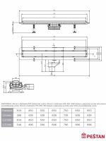 Tuš kanalica Confluo Frameless Line 850 Peštan-3