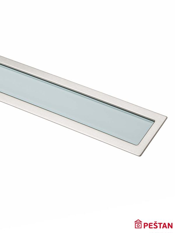 Tuš kanalica Confluo Premium 650 belo staklo