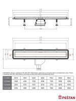 Tuš kanalica Confluo Premium 650 belo staklo-3