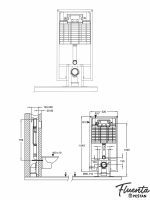 Basic Set Fluenta Peštan Ugradni vodokotlić-2