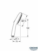 Tuš ručica 2F Tempesta Cube 269022433 crna-5