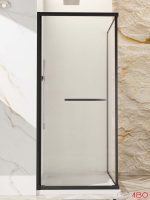 Tuš kabina Euphoria crna 90x90x200cm 6mm staklo-3