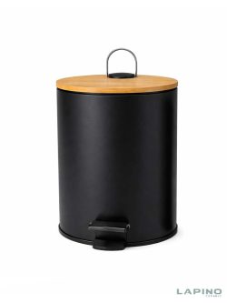 Kanta za otpatke Natural wood black 5L Lapino