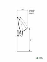 Pisoar Posejdon sa skrivenim sifonom skriveni dovod-2