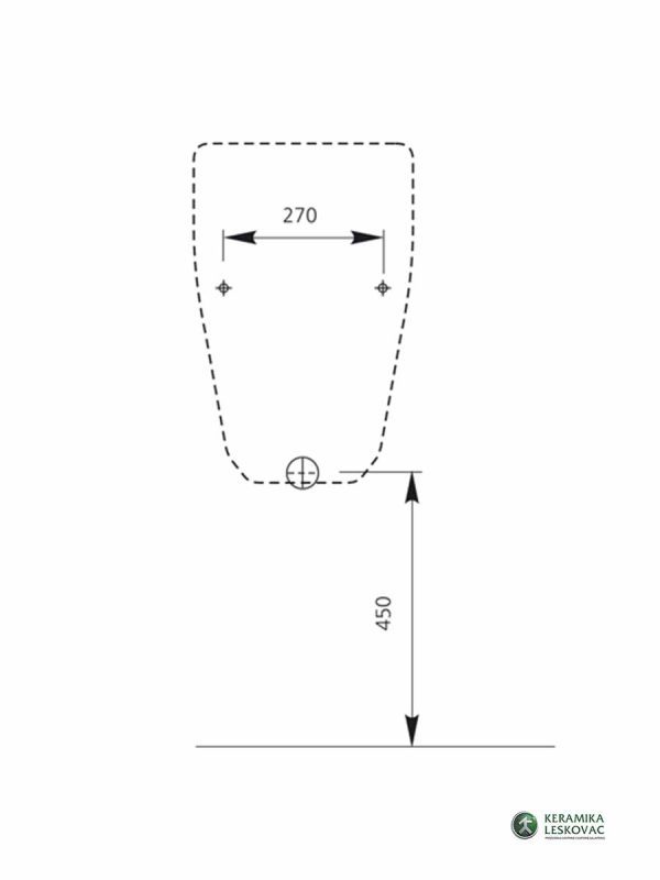 Pisoar Posejdon sa skrivenim sifonom skriveni dovod-3