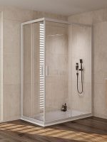Tuš kabina Venus bela 70x110x200cm 6mm providno