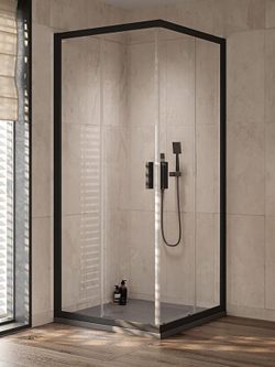 Tuš kabina KolpaSan Venus 90x90x200cm Crna 6mm