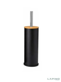 WC četka stojeća Natural wood black Lapino